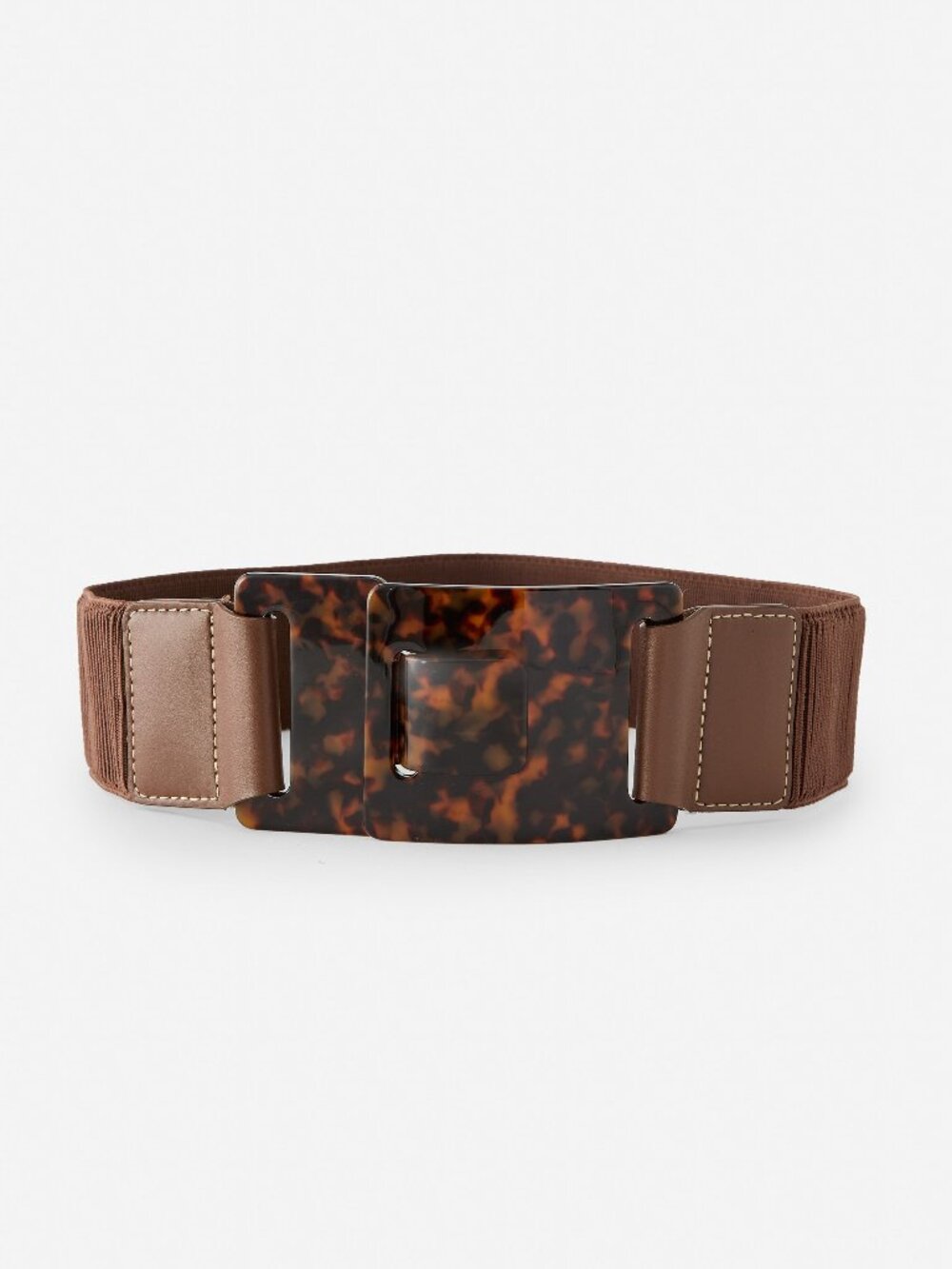 J McLaughlin Orsay Tortoise Belt - Cocoa NEW